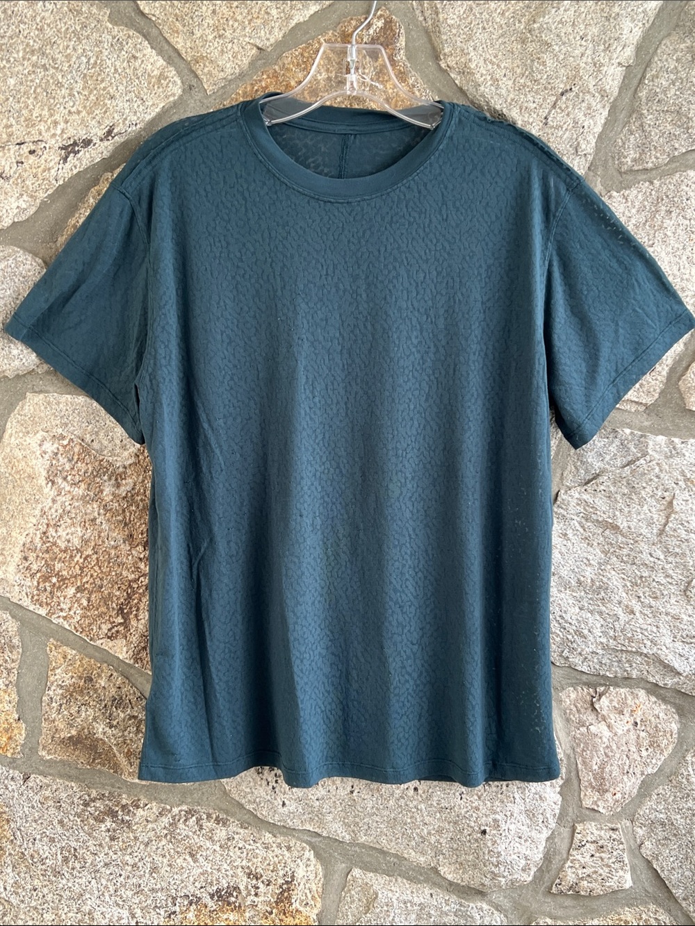 lululemon athletica Women's Dark Teal Short Sleeve Crew Tee